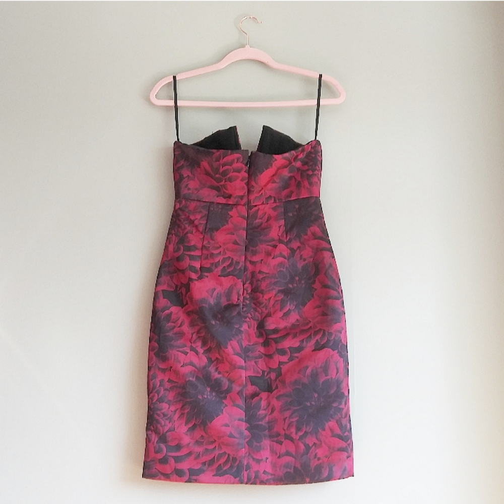 NWT Revolve NBD Floral Strapless Slit Dress - Picture 7 of 8